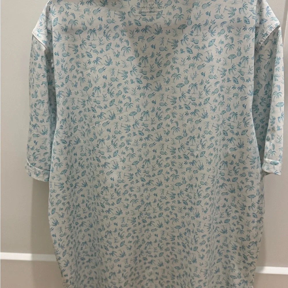 Vineyard Vines Boys Light Blue Palm Polo - Picture 4 of 4